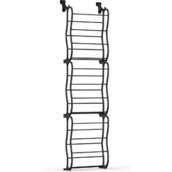 O'DADDY® Hangend Schoenenrek - Opdek En Stompe Deur - 20x51x182 Zwart