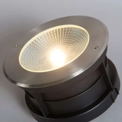 QAZQA Moderne Grondspot Aluminium Incl. LED 20W - Bridge -Tafel Trend Goedkope Winkel 1000014974 0102