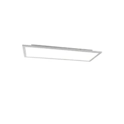 QAZQA Moderne Plafondlamp Staal Incl. LED 80 Cm - Liv