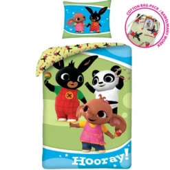 Bing Bunny Dekbedovertrek Hooray - Eenpersoons - 140 X 200 Cm - Katoen 7 Bing Bunny Dekbedovertrek Hooray - Eenpersoons - 140 X 200 Cm - Katoen -Tafel Trend Goedkope Winkel 1000025570 0103