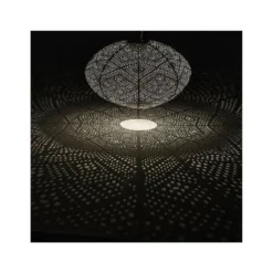 Lumiz Solar Buitenlampion Ikat Oval - Solar Tuinverlichting - 40 Cm - Goud -Tafel Trend Goedkope Winkel 1000033362 0110