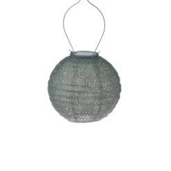 Lumiz Solar Lampion Occult Rond - Solar Tuinverlichting - 20 Cm - Lichtgroen