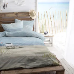 Cinderella Dekbedovertrek Ameland - Satijn - 140x200/220 Cm - Blue -Tafel Trend Goedkope Winkel 1000035208 0102