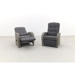 Casablanca Verstelbare Loungestoel - Set Van 2 -Tafel Trend Goedkope Winkel 1000048858 0102