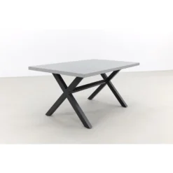 Verona Betonlook Tuintafel 160 X 90 Cm. - Black 6 Verona Betonlook Tuintafel 160 X 90 Cm. - Black -Tafel Trend Goedkope Winkel 1000051512 0102