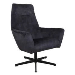 Fauteuil Draaibaar Casper Velvet Antraciet - Stof - Grijs 7 Fauteuil Draaibaar Casper Velvet Antraciet - Stof - Grijs -Tafel Trend Goedkope Winkel 1000072638 0103