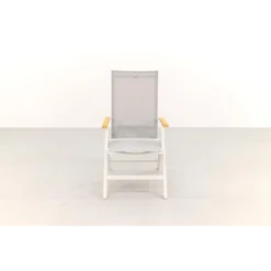 Hartman Napoli Verstelbare Tuinstoel - Teak Armleuning - Wit 6 Hartman Napoli Verstelbare Tuinstoel - Teak Armleuning - Wit -Tafel Trend Goedkope Winkel 1000074462 0102