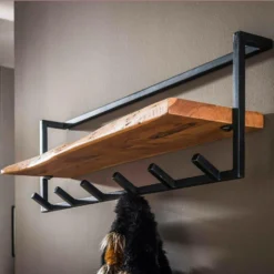 Woody Kapstok Metaal - Hout - Bruin -Tafel Trend Goedkope Winkel 1000076586 0103