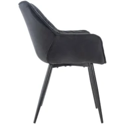 CLP Eetkamerstoel Tanna Fluweel Zwart -Tafel Trend Goedkope Winkel 1000080759 0102