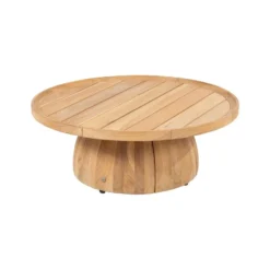 4SO Pablo Koffietafel - Teakhout - Ø80 Cm -Tafel Trend Goedkope Winkel 1000080792 0102