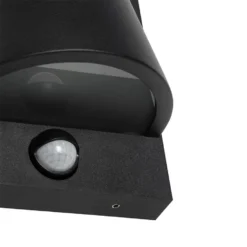 QAZQA Buitenwandlamp Zwart IP44 Met Bewegingsmelder - Femke -Tafel Trend Goedkope Winkel 1000084683 0103