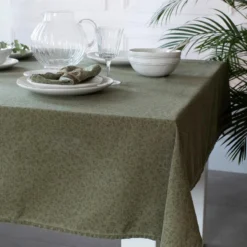 Laura Ashley Tafelkleed Sage Groen Wild Clematis 140x240cm -Tafel Trend Goedkope Winkel 1000093099 0103