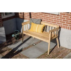 Exotan Tuinbankje Daisy - Acacia - Naturel - 75x121x53 -Tafel Trend Goedkope Winkel 1000094055 0102