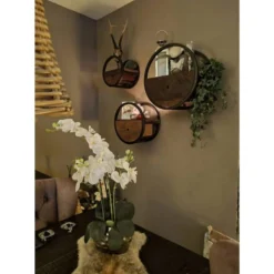 Kalfort Calro Industrieel Wandrek Set Van 3 - 30 Cm 6 Kalfort Calro Industrieel Wandrek Set Van 3 - 30 Cm -Tafel Trend Goedkope Winkel 1000094089 0102