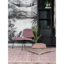 Romy Vitrinekast Industrieel Zwart - 35x120x200 Cm -Tafel Trend Goedkope Winkel 1000094246 0102