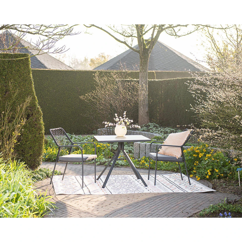 Garden Impressions Ross Tuinstoel - Zwart 3 Garden Impressions Ross Tuinstoel - Zwart - Afbeelding 3