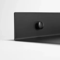 QUVIO Metalen Muur Plank - Zwart - 60 Cm -Tafel Trend Goedkope Winkel 1000097092 0103