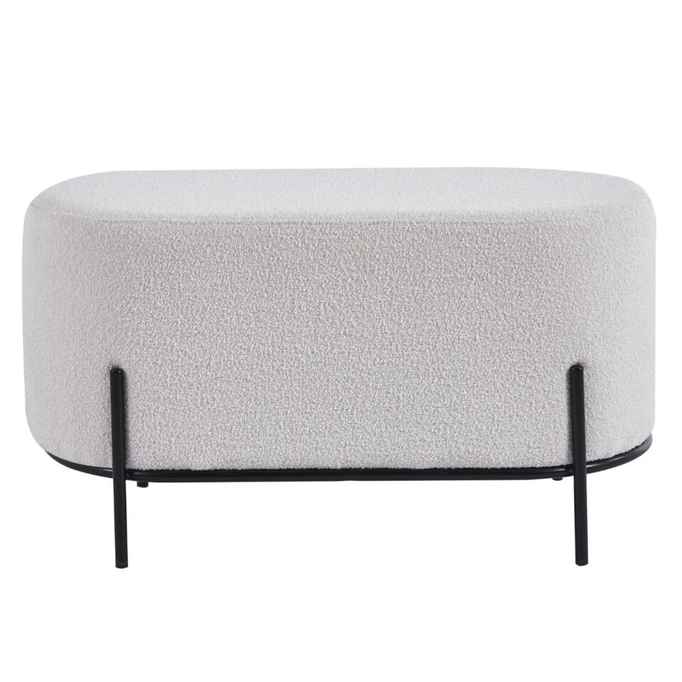 DS4U® Torben Hocker Duo - Stof - Wit 1 DS4U® Torben Hocker Duo - Stof - Wit