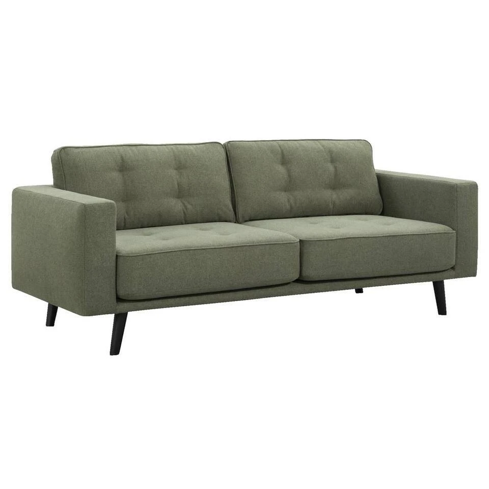 Bank Charly 3-zits - Groen 2 Bank Charly 3-zits - Groen - Afbeelding 2