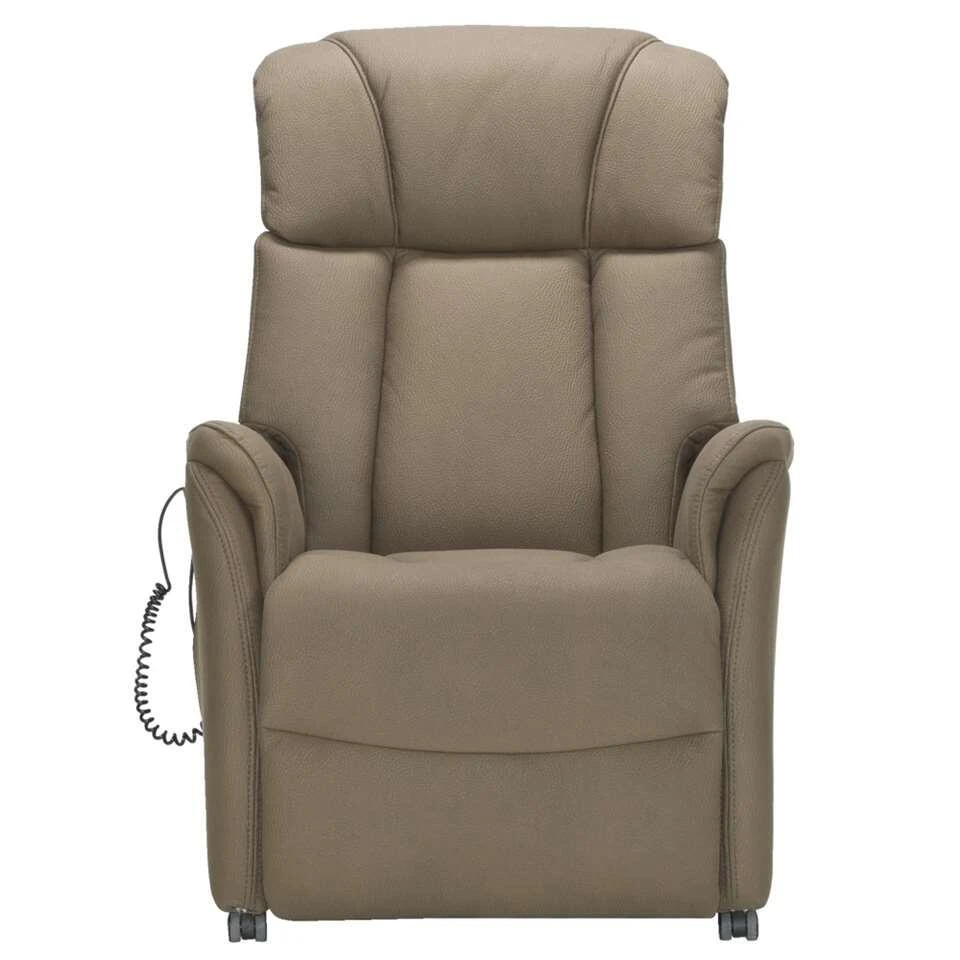 Relaxfauteuil Nebraska (sta-op) - Bruin 1 Relaxfauteuil Nebraska (sta-op) - Bruin