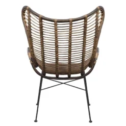 Fauteuil Jasmine - Rotan/metaal - Bruin 6 Fauteuil Jasmine - Rotan/metaal - Bruin -Tafel Trend Goedkope Winkel 10207008 0900