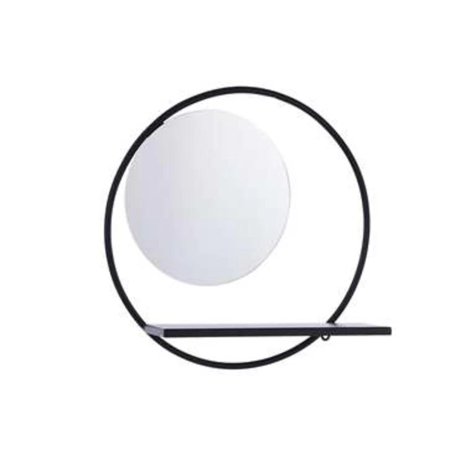 Mica Decorations Phoenix Wandspiegel Zwart 1 Mica Decorations Phoenix Wandspiegel Zwart