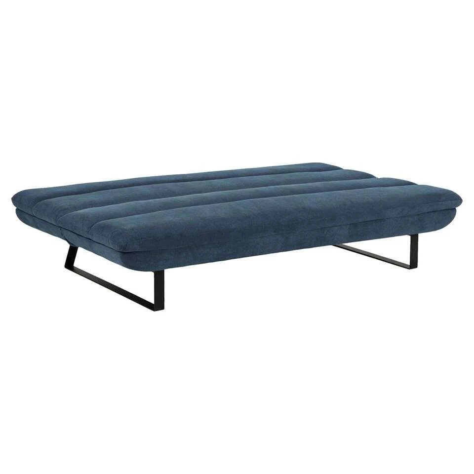 Slaapbank Adelaide - Donker Blauw - 91x200x124 Cm 2 Slaapbank Adelaide - Donker Blauw - 91x200x124 Cm - Afbeelding 2