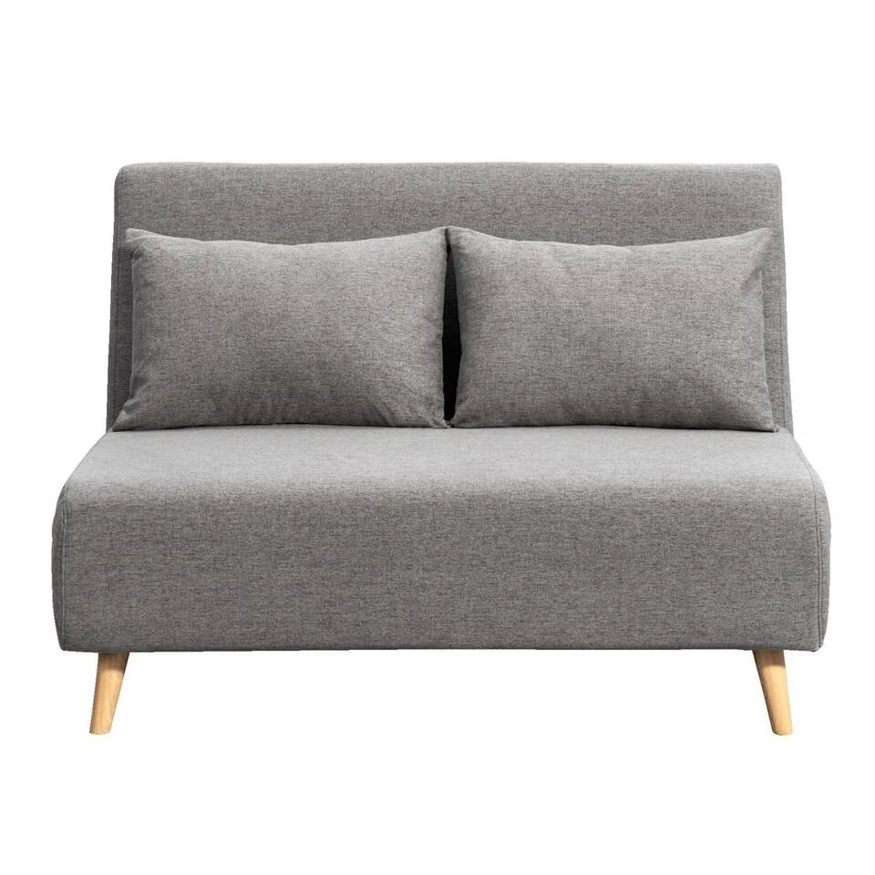 Slaapbank Luzern - Grijs - 81x121x90 Cm 1 Slaapbank Luzern - Grijs - 81x121x90 Cm