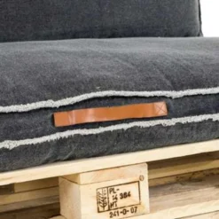 Unique Living Rugkussen Manouk Zwart - 120x40 Cm -Tafel Trend Goedkope Winkel 1404522933 0102