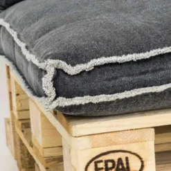 Unique Living Rugkussen Manouk Zwart - 120x40 Cm -Tafel Trend Goedkope Winkel 1404522933 0103