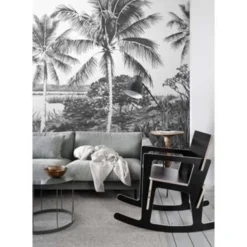 ESTAhome Fotobehang - Tropisch Landschap - Zwart Wit - 4.185 X 2.79 M 7 ESTAhome Fotobehang - Tropisch Landschap - Zwart Wit - 4.185 X 2.79 M -Tafel Trend Goedkope Winkel 1487820360 0103