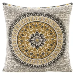 Tafel Trend Goedkope Winkel 43 Woonkussen Fatima - Oker - 60x60 Cm