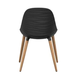 Le Sud Diningstoel Bordeaux - Zwart/naturel - 82x54x55 Cm -Tafel Trend Goedkope Winkel 50101103 0900