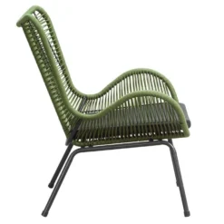 Loungefauteuil Monaco - Groen - Incl. Kussen -Tafel Trend Goedkope Winkel 50105205 8000