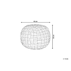 Beliani Poef HOPA - Zwart Fluweel -Tafel Trend Goedkope Winkel 7e32e6dd6b6e4d2dad4701b600194d5b