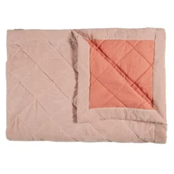 Tafel Trend Goedkope Winkel 39 KAAT Amsterdam Plaid Ogibly - Roze - 260x260 Cm