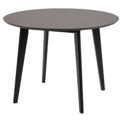 Eetkamertafel Roxy - Zwart - 76xØ105 Cm